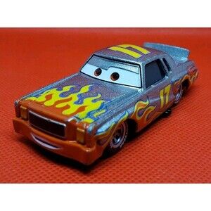 Disney/Pixar /Mattel/(Darrell Cartrip) Racecar # 17 Diecast Metal Car Cars......
